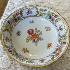 Vintage Oscar de le Renta Flowers 6-inch Bowl